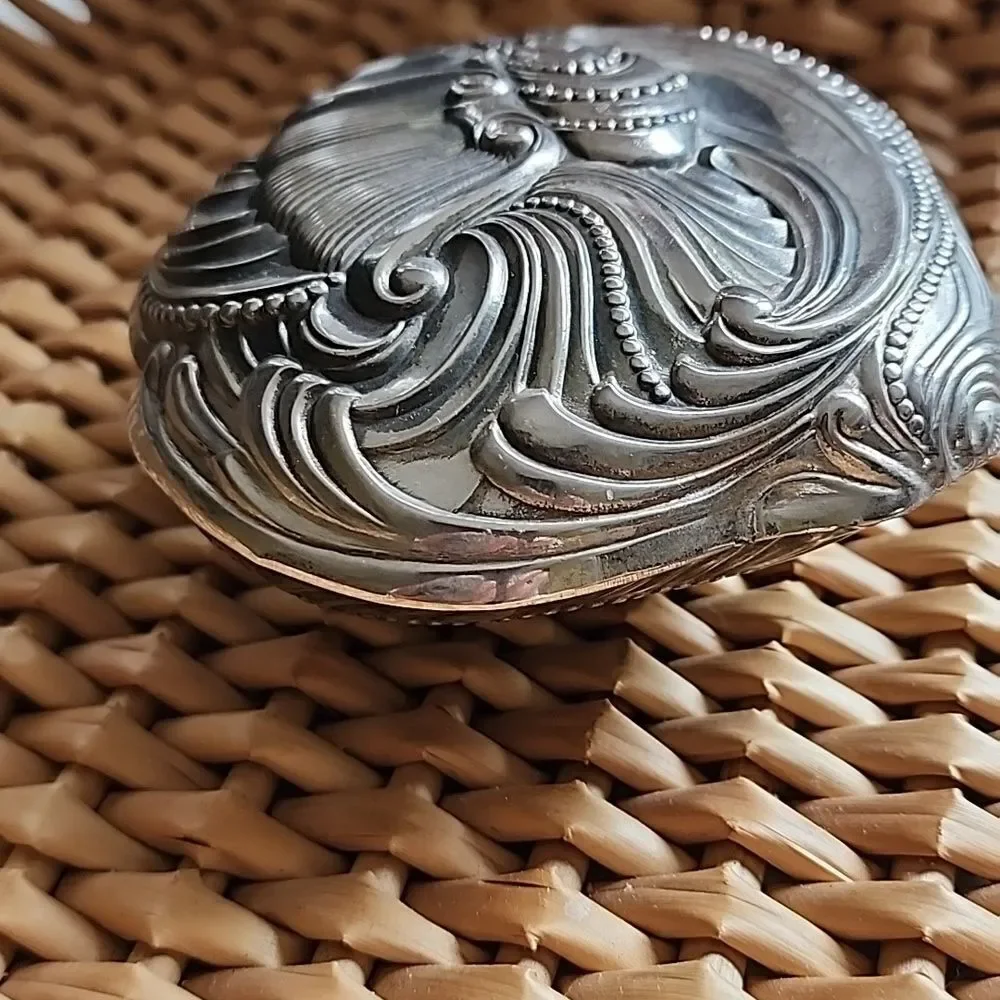 Made in Italy Wallace Silversmiths Silverplated Decorative Clam Shell Trinket